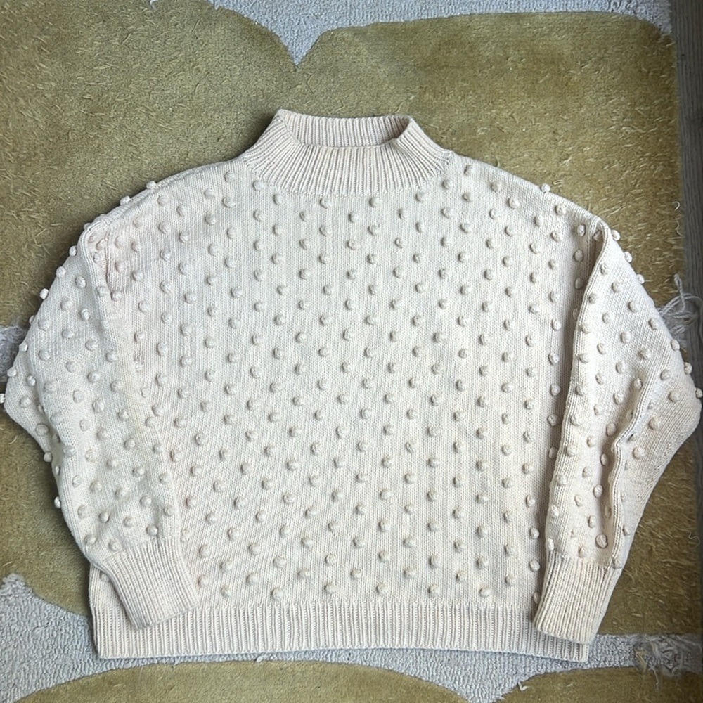 Misha and Puff Cotton Popcorn Sweater